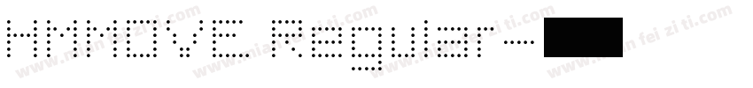HMMOVE Regular字体转换
